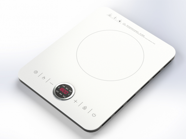 Ultra thin induction cooker